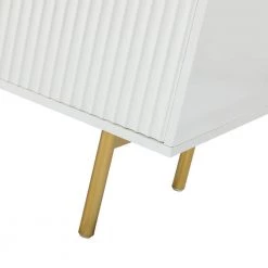 Idacio 57.7 in. W White TV Stand for TVs up to 65 in. with Drawer by JAYDEN CREATION -JAYDEN CREATION Sales white jayden creation tv stands tvsbsd0389 white fa 1000