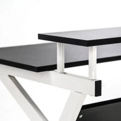 Genoveva 27.6 in. White Writing Desk With Manufactured Wooden and Metal Frame by JAYDEN CREATION -JAYDEN CREATION Sales white jayden creation writing desks smcd307 002ww 4f 1000