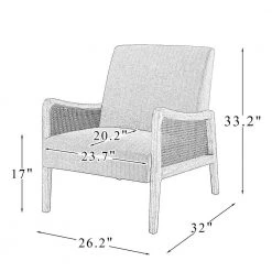 Finebaik Yellow ArmChair with Solid Wood Legs by JAYDEN CREATION -JAYDEN CREATION Sales yellow jayden creation accent chairs chs0461 yellow 76 1000