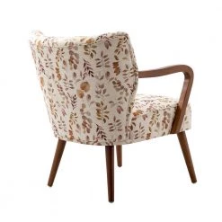 Tithys Yellow Armchair with Floral Patterns (Set of 2) by JAYDEN CREATION -JAYDEN CREATION Sales yellow jayden creation accent chairs chs0497 yellow s2 c3 1000