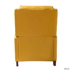 Hyde Yellow Genuine Cigar Leather Recliner with Nailhead Trim (Set of 2) by JAYDEN CREATION 12 Hyde Yellow Genuine Cigar Leather Recliner with Nailhead Trim (Set of 2) by JAYDEN CREATION -JAYDEN CREATION Sales yellow jayden creation recliners rclb0052 yellow s2 66 1000